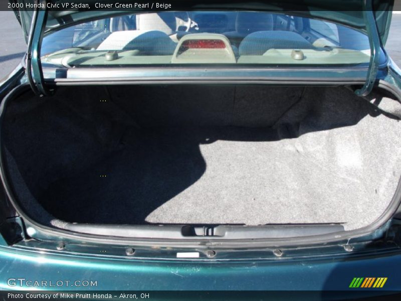  2000 Civic VP Sedan Trunk