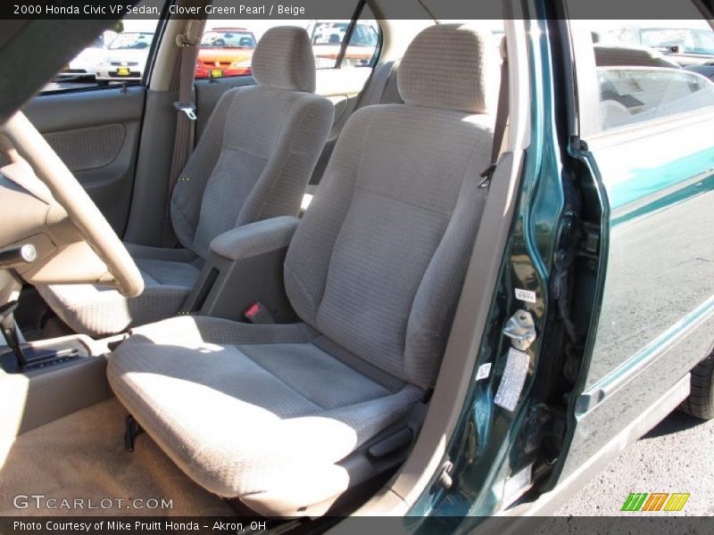  2000 Civic VP Sedan Beige Interior