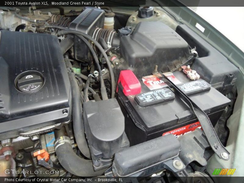 Woodland Green Pearl / Stone 2001 Toyota Avalon XLS