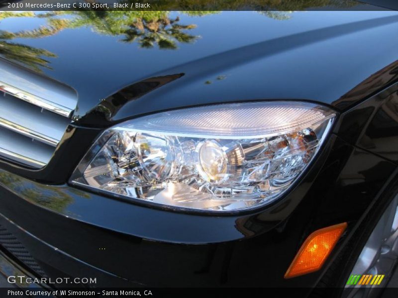 Black / Black 2010 Mercedes-Benz C 300 Sport