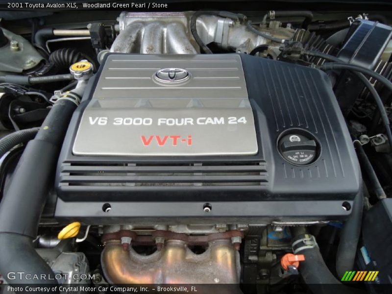 Woodland Green Pearl / Stone 2001 Toyota Avalon XLS