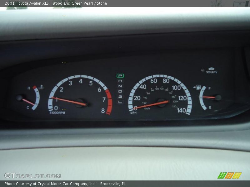 Woodland Green Pearl / Stone 2001 Toyota Avalon XLS