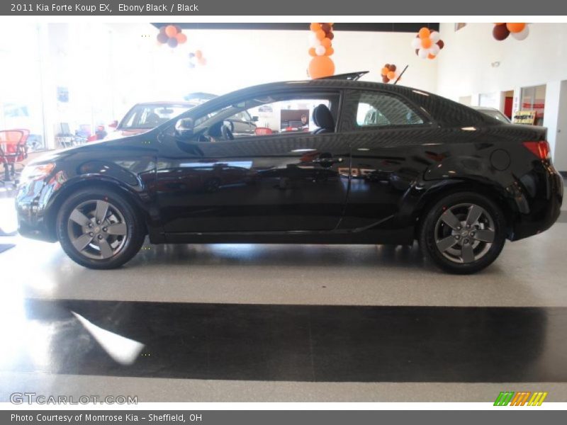 Ebony Black / Black 2011 Kia Forte Koup EX