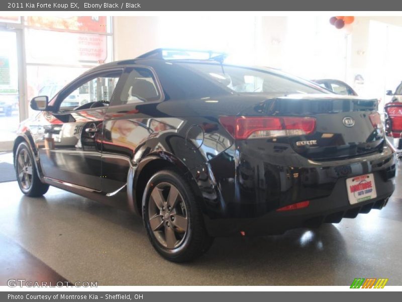 Ebony Black / Black 2011 Kia Forte Koup EX