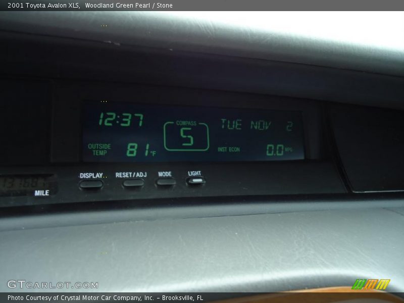 Woodland Green Pearl / Stone 2001 Toyota Avalon XLS