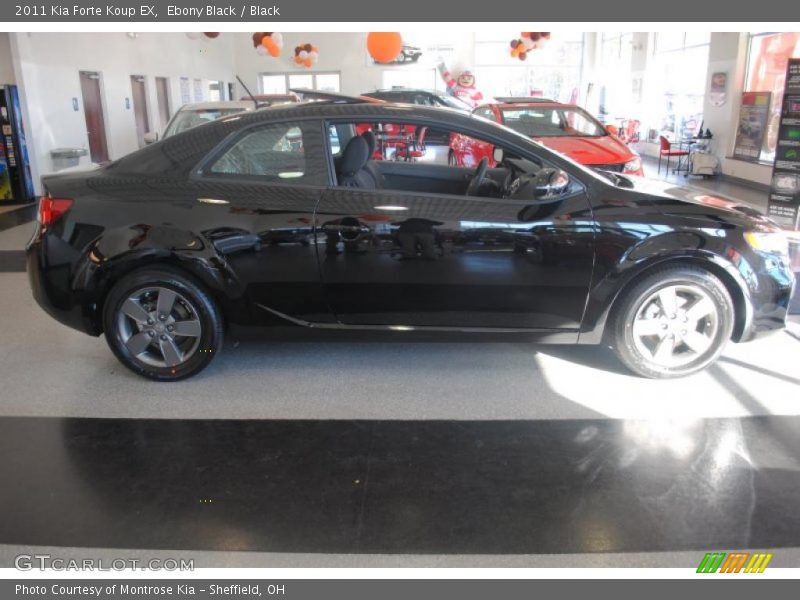 Ebony Black / Black 2011 Kia Forte Koup EX