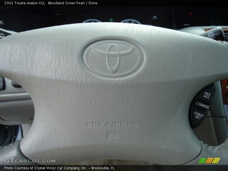 Woodland Green Pearl / Stone 2001 Toyota Avalon XLS