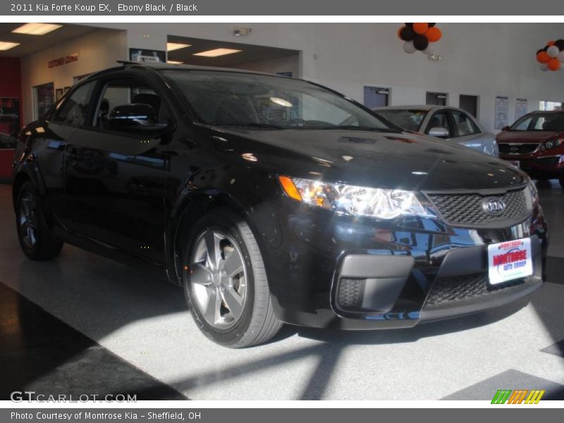 Ebony Black / Black 2011 Kia Forte Koup EX