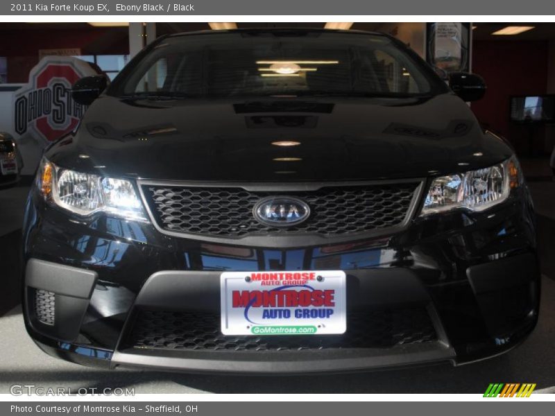 Ebony Black / Black 2011 Kia Forte Koup EX