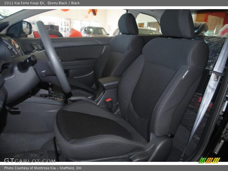  2011 Forte Koup EX Black Interior