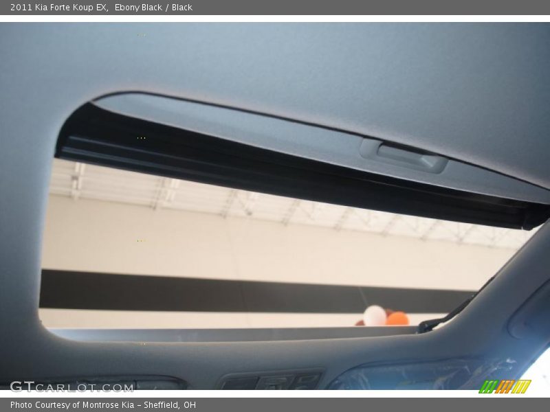 Sunroof of 2011 Forte Koup EX