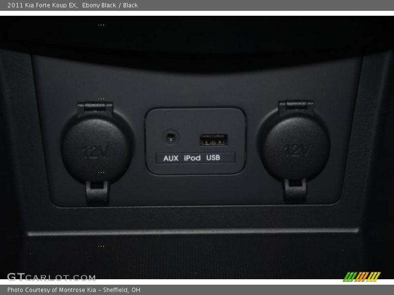 Ebony Black / Black 2011 Kia Forte Koup EX