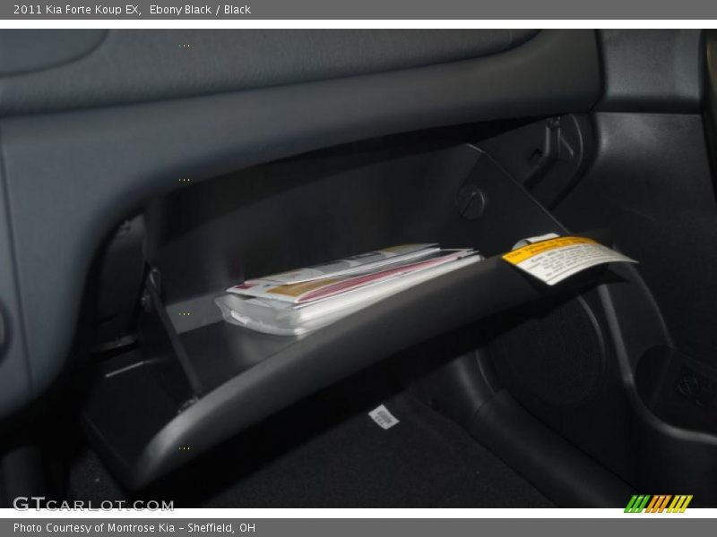 Ebony Black / Black 2011 Kia Forte Koup EX