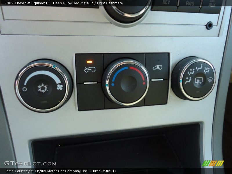 Controls of 2009 Equinox LS