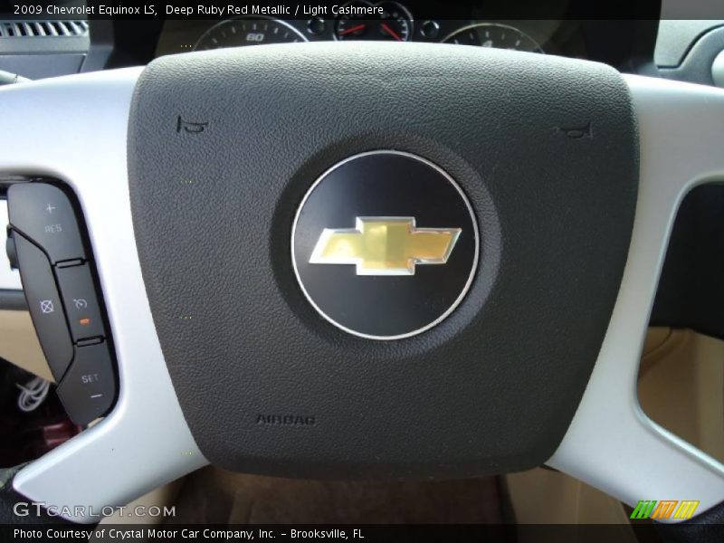 Deep Ruby Red Metallic / Light Cashmere 2009 Chevrolet Equinox LS