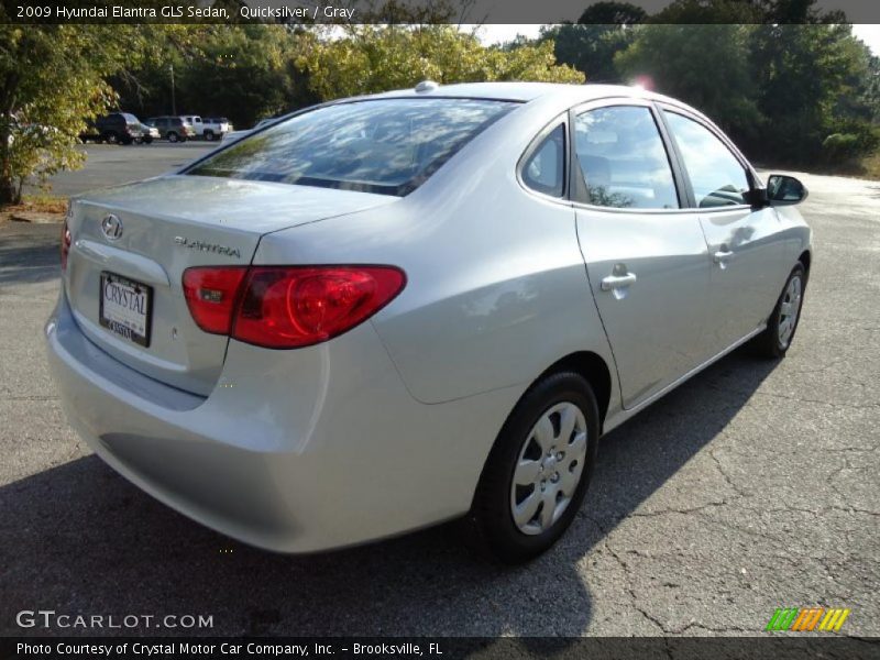 Quicksilver / Gray 2009 Hyundai Elantra GLS Sedan