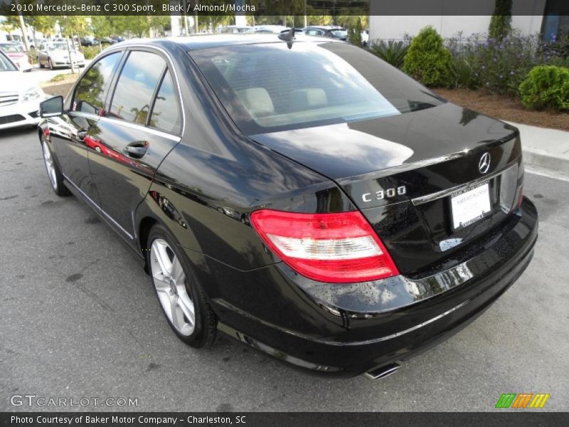 Black / Almond/Mocha 2010 Mercedes-Benz C 300 Sport
