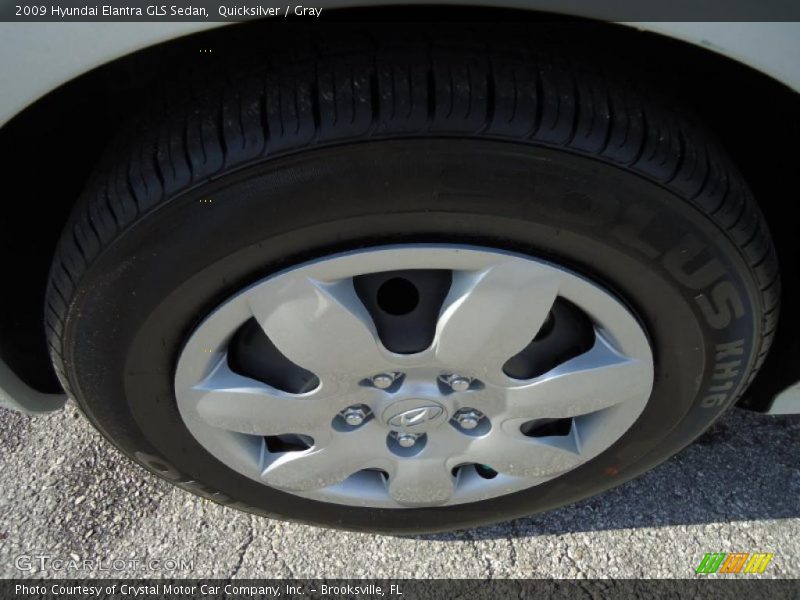 Quicksilver / Gray 2009 Hyundai Elantra GLS Sedan