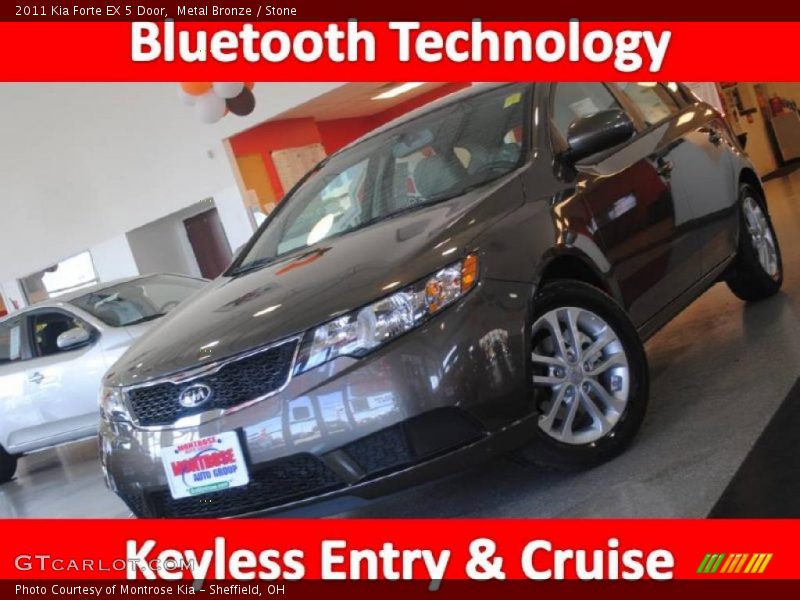 Metal Bronze / Stone 2011 Kia Forte EX 5 Door
