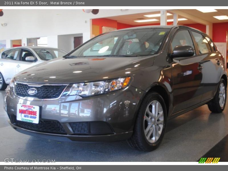 Metal Bronze / Stone 2011 Kia Forte EX 5 Door