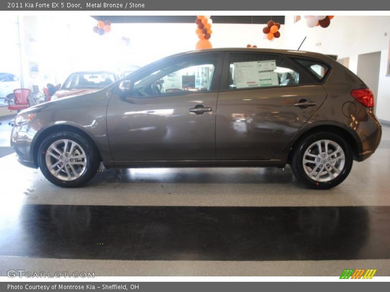 Metal Bronze / Stone 2011 Kia Forte EX 5 Door