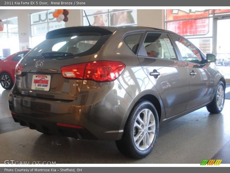 Metal Bronze / Stone 2011 Kia Forte EX 5 Door