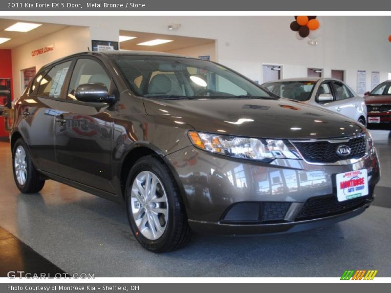 Metal Bronze / Stone 2011 Kia Forte EX 5 Door