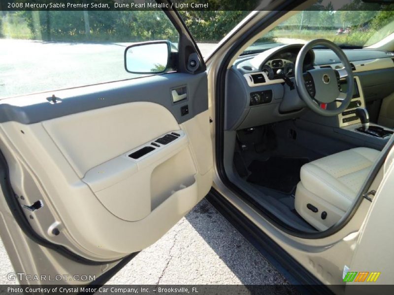 Dune Pearl Metallic / Light Camel 2008 Mercury Sable Premier Sedan