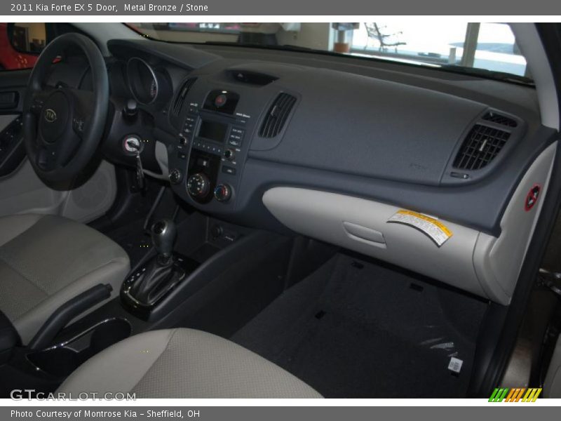 Dashboard of 2011 Forte EX 5 Door