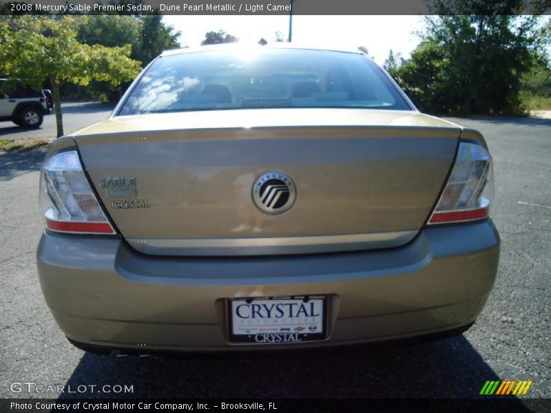 Dune Pearl Metallic / Light Camel 2008 Mercury Sable Premier Sedan