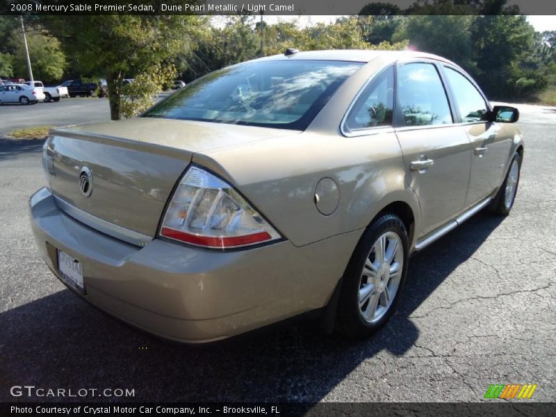 Dune Pearl Metallic / Light Camel 2008 Mercury Sable Premier Sedan
