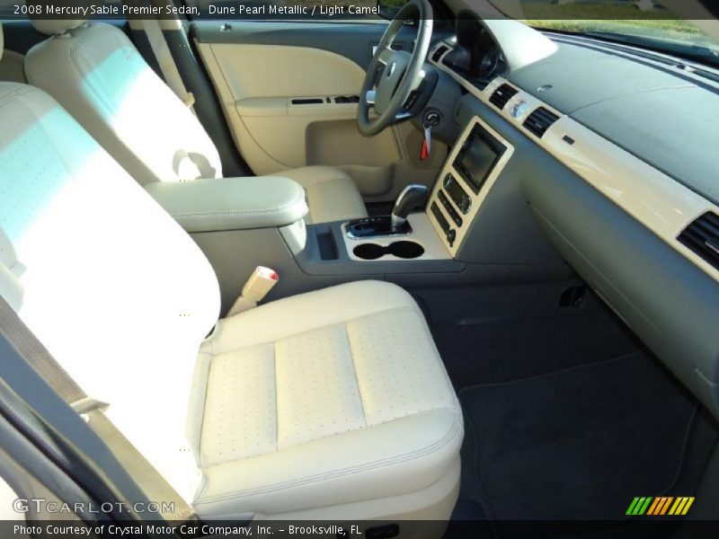 Dune Pearl Metallic / Light Camel 2008 Mercury Sable Premier Sedan