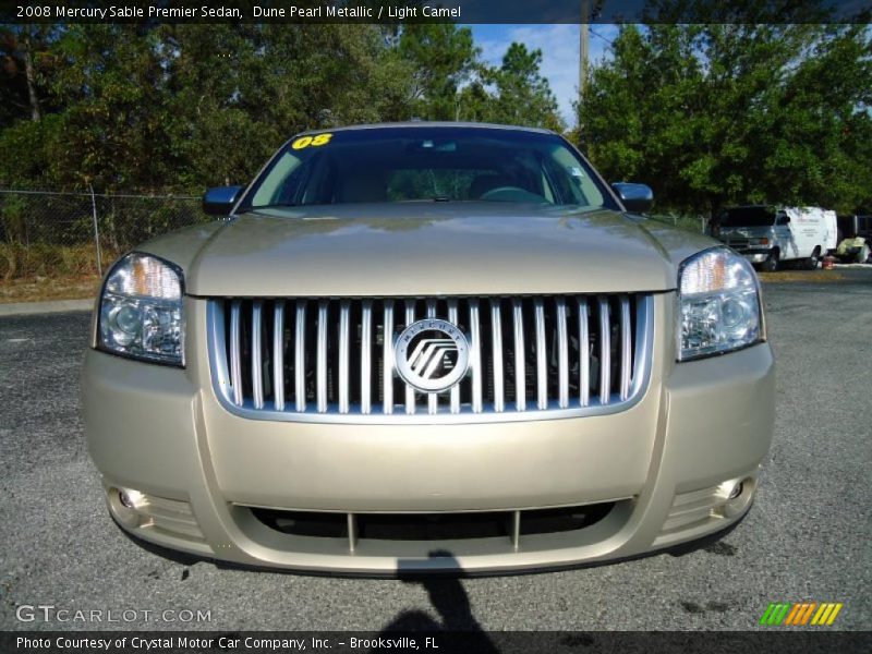 Dune Pearl Metallic / Light Camel 2008 Mercury Sable Premier Sedan
