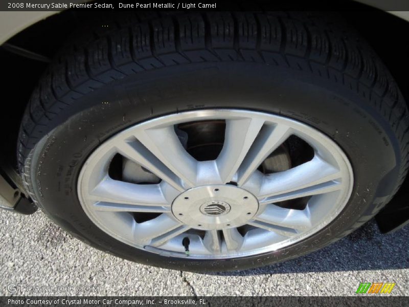 Dune Pearl Metallic / Light Camel 2008 Mercury Sable Premier Sedan