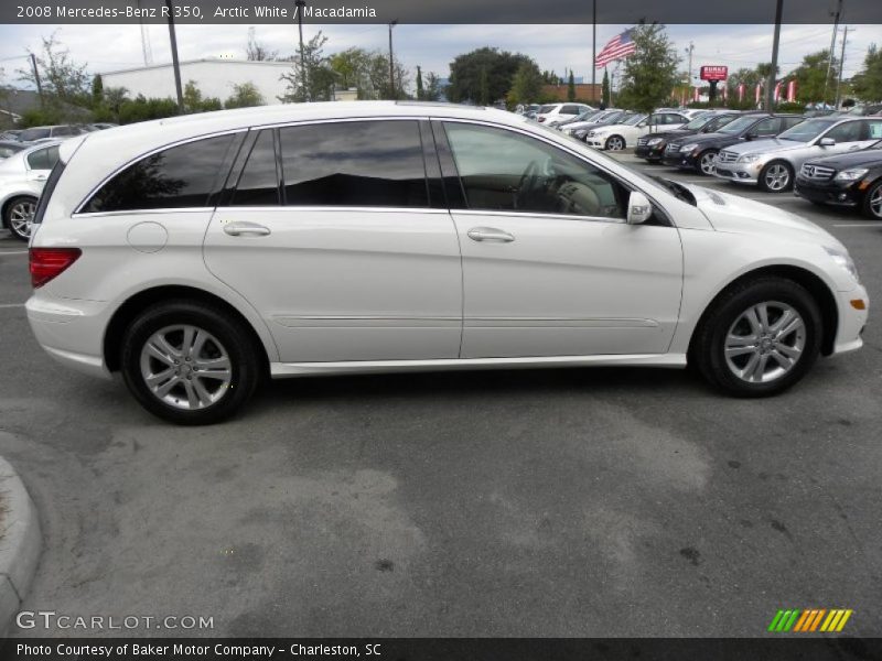 Arctic White / Macadamia 2008 Mercedes-Benz R 350