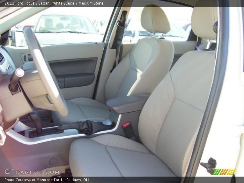  2011 Focus S Sedan Medium Stone Interior