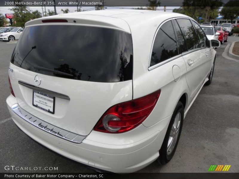 Arctic White / Macadamia 2008 Mercedes-Benz R 350