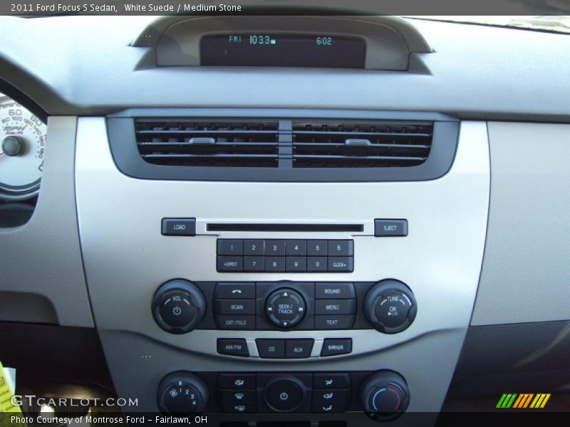 Controls of 2011 Focus S Sedan