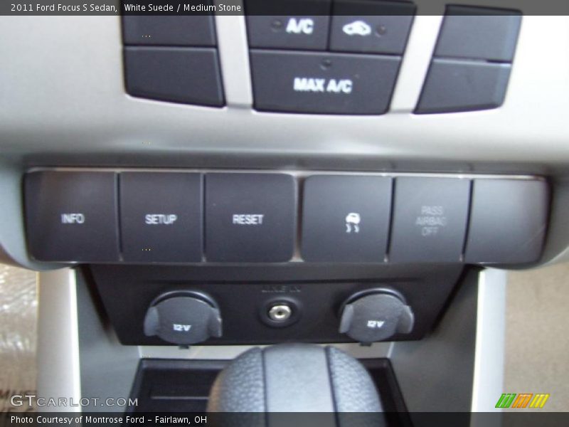 Controls of 2011 Focus S Sedan
