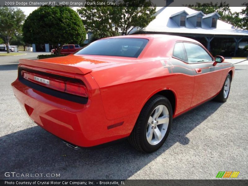 HEMI Orange / Dark Slate Gray 2009 Dodge Challenger R/T