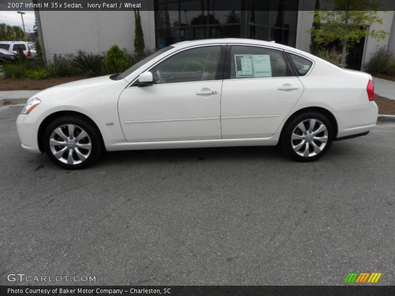 Ivory Pearl / Wheat 2007 Infiniti M 35x Sedan