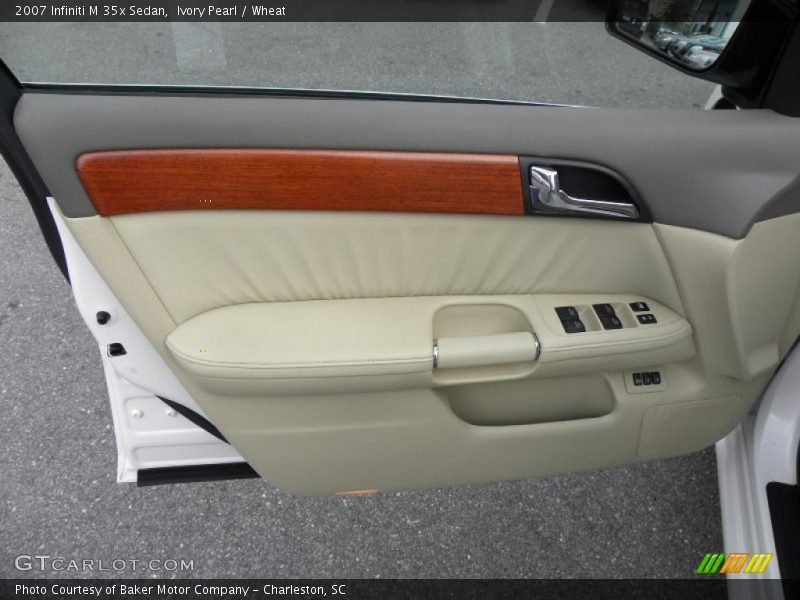 Ivory Pearl / Wheat 2007 Infiniti M 35x Sedan