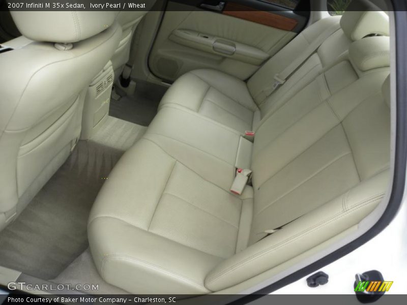 Ivory Pearl / Wheat 2007 Infiniti M 35x Sedan