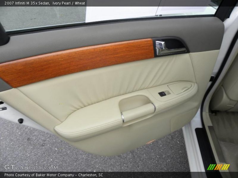 Ivory Pearl / Wheat 2007 Infiniti M 35x Sedan
