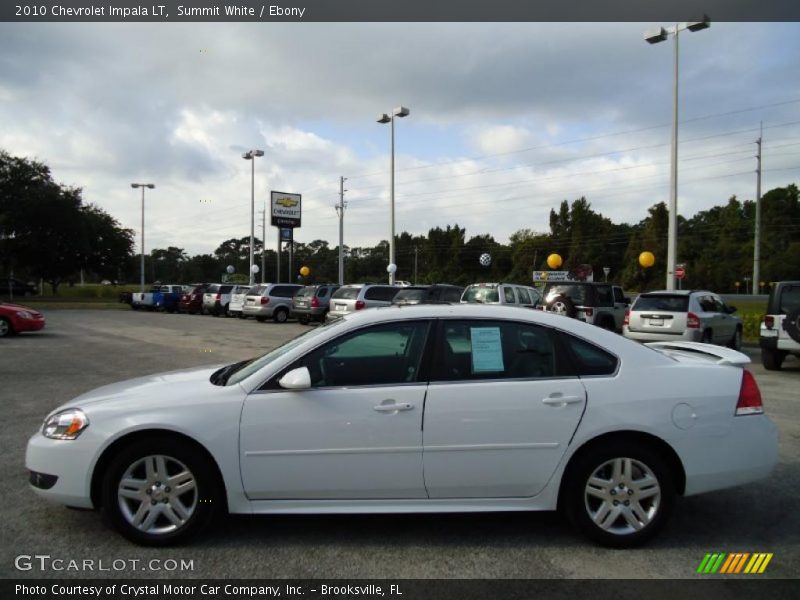 Summit White / Ebony 2010 Chevrolet Impala LT