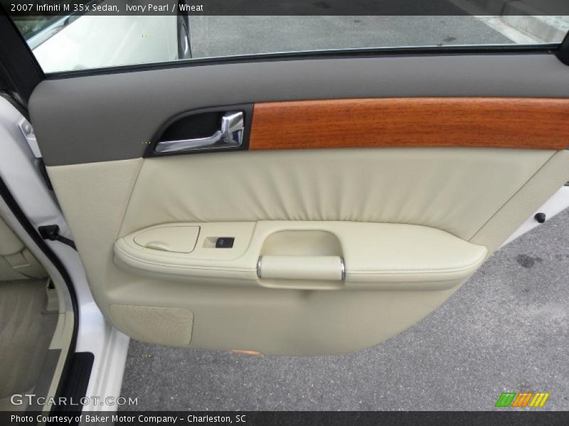 Ivory Pearl / Wheat 2007 Infiniti M 35x Sedan