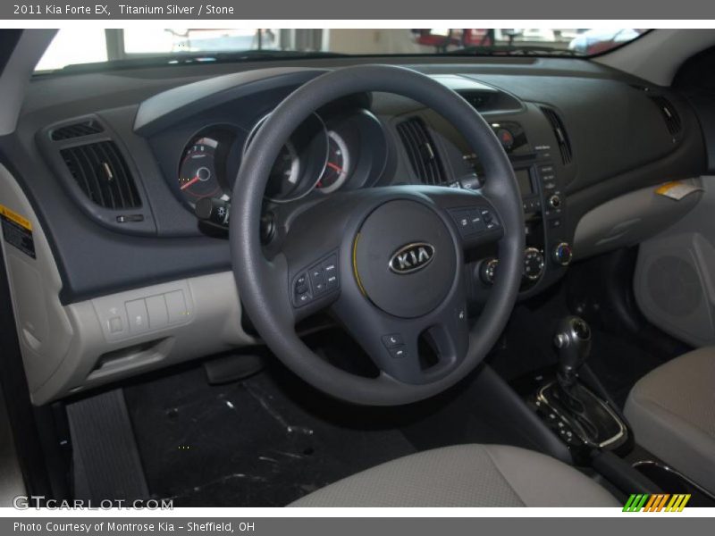 Dashboard of 2011 Forte EX