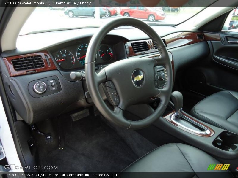 Summit White / Ebony 2010 Chevrolet Impala LT
