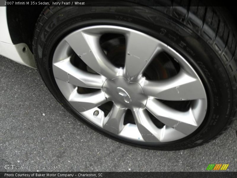 Ivory Pearl / Wheat 2007 Infiniti M 35x Sedan