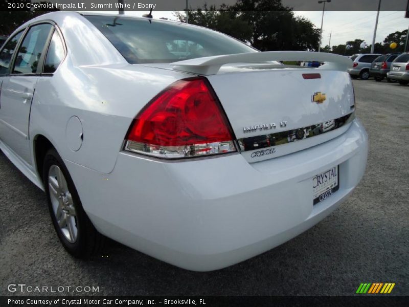 Summit White / Ebony 2010 Chevrolet Impala LT